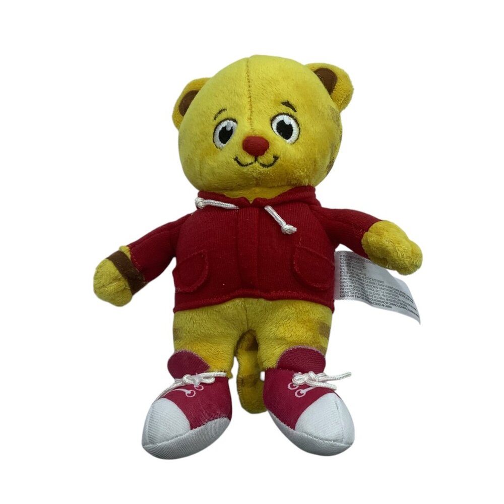 Fred Rogers Company Daniel Tiger Plush Toy Tollytots Red Hoodie‎ 8" Mr. Rogers
